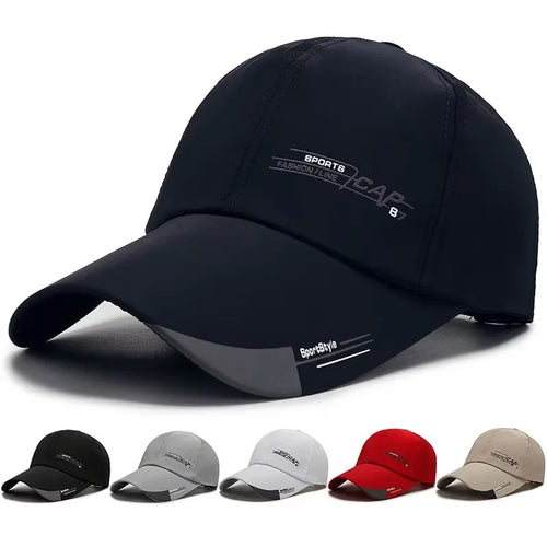 Unisex Baseball Caps Simple Design Extended Brim Snapback Men Women Outdoor Sunscreen Sports S