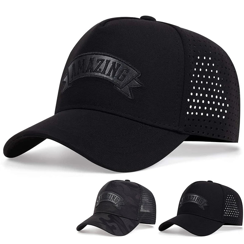 Unisex Amazing Letter Embroidery Baseball Caps Spring Summer Outdoor Adjustable Casual Hats
