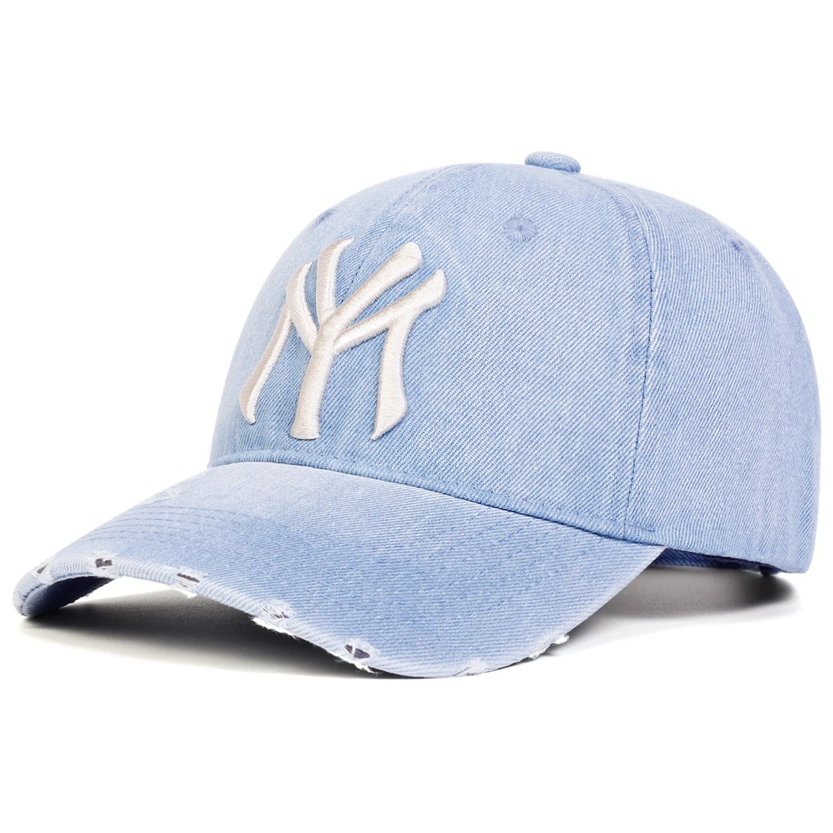 Unisex Letter Embroidery Cowboy Baseball Caps Spring Autumn Outdoor Adjustable Casual Hats Sunscreen