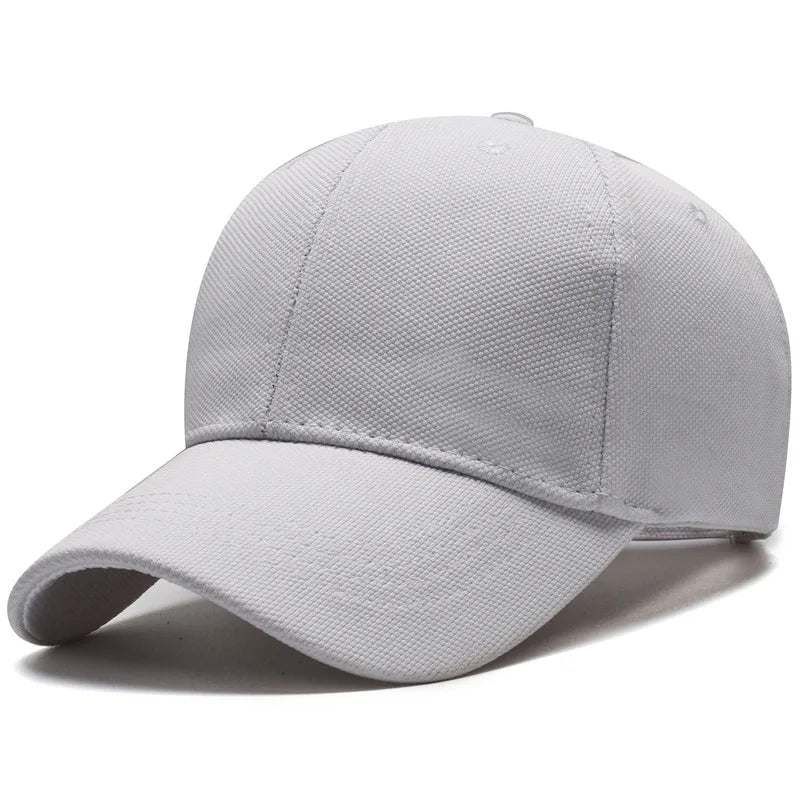 Pineapple Cloth Light Plate Simple Hat Men'S Casual Baseball Cap Fashion Visor Hat Minimalist Female Cap, Big Head Circumference