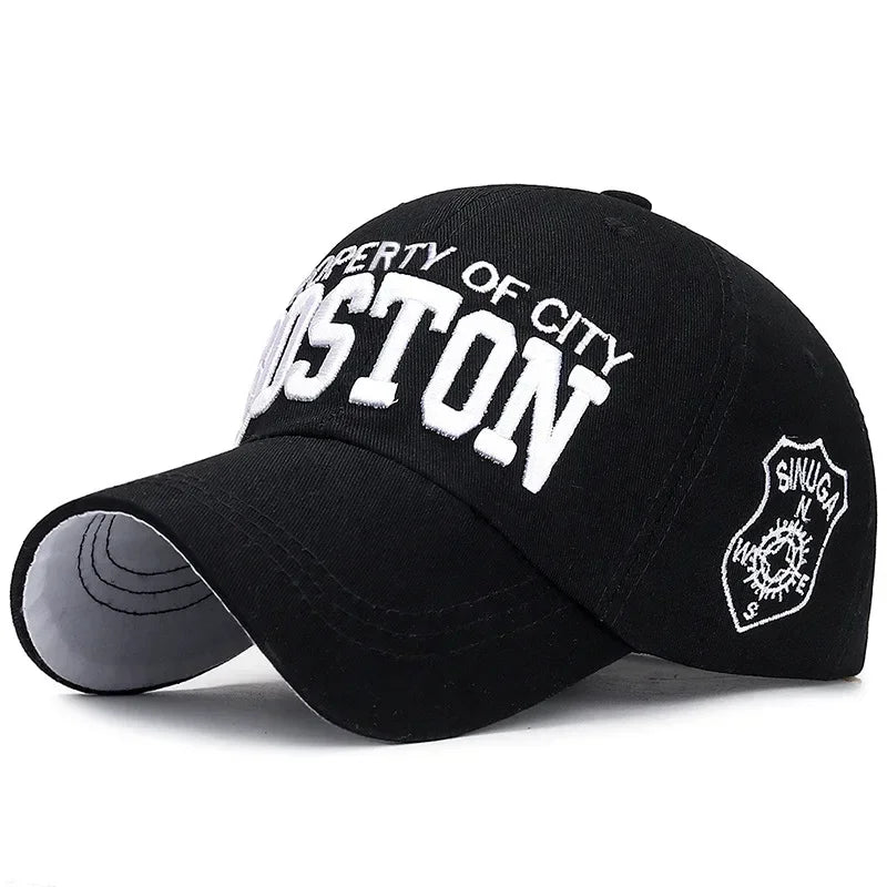 Boston Embroidered Baseball Caps Men Women Snapback Hats Designer Cap Gorras Hombre Originales Golf