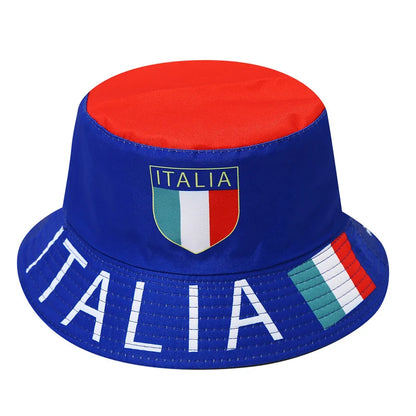 Countries National Flag Bucket Hat Men Women Football Fan Party Cup Reversible Sun Soccer Fans