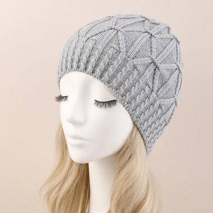 Cool Women Men Warm Knitted Hat Cap Female Male Autumn Winter Lady Casual Beanie
