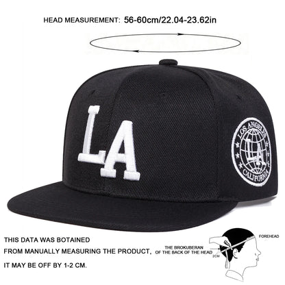 Unisex Letter Embroidery Hip-Hop Hats Spring Autumn Outdoor Adjustable Casual Baseball Caps