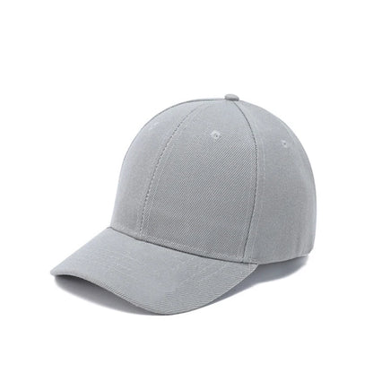 Summer Children Peaked Caps Students Kids Baseball Cap Boy Girl Solid Color Cotton Adjustable Hats
