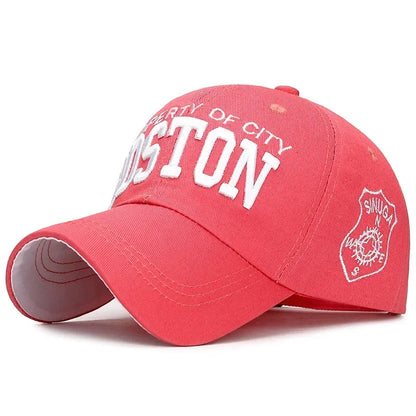 Boston Embroidered Baseball Caps Men Women Snapback Hats Designer Cap Gorras Hombre Originales Golf