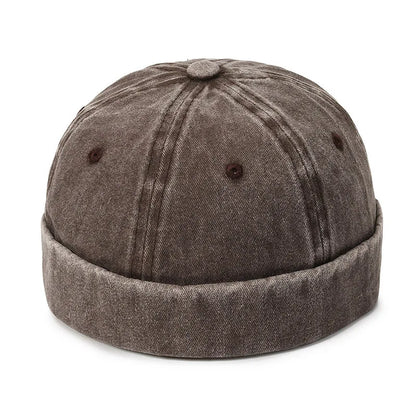 Street-style Soft-top Washed Hip-hop Cap - Unisex & Versatile Farmer's Hat
