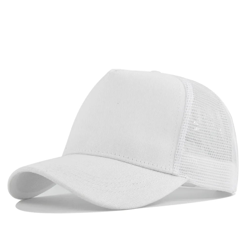 Sunhat Outdoors Trucker Hat Cotton Mesh Breathablebaseball Cap Women Men Summer Sunshade Meshcap