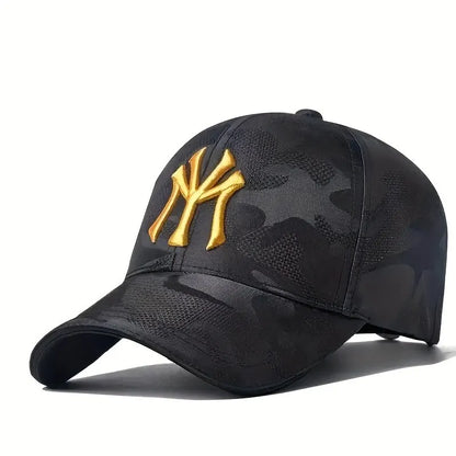 Letter Embroidery Camouflage Baseball Hats Spring Autumn Outdoor Adjustable Casual Sunscreen Hat