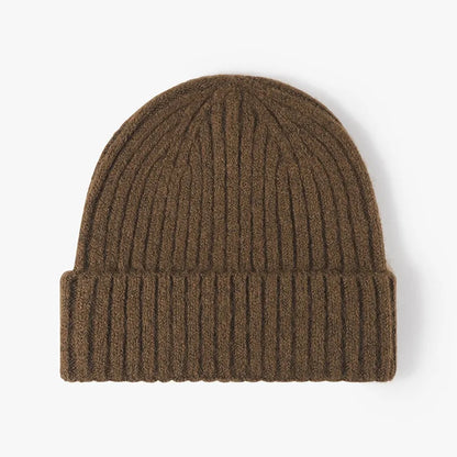 Cool Women Man Autumn Winter Thick Wool Beanie Hat Outdoor Earflaps Warm Knitted Cap Men - Thick