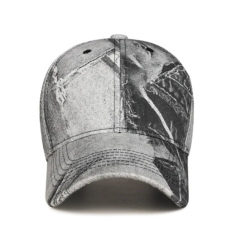 Women Men Washed Cotton Baseball Cap Male Female Retro Four Seasons Outdoor Sports Snapback Hat
