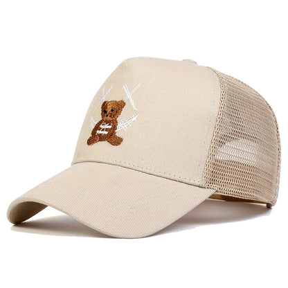 Unisex Xx Smiling Face Camouflage Baseball Net Caps Spring Summer Outdoor Adjustable Casual Hats