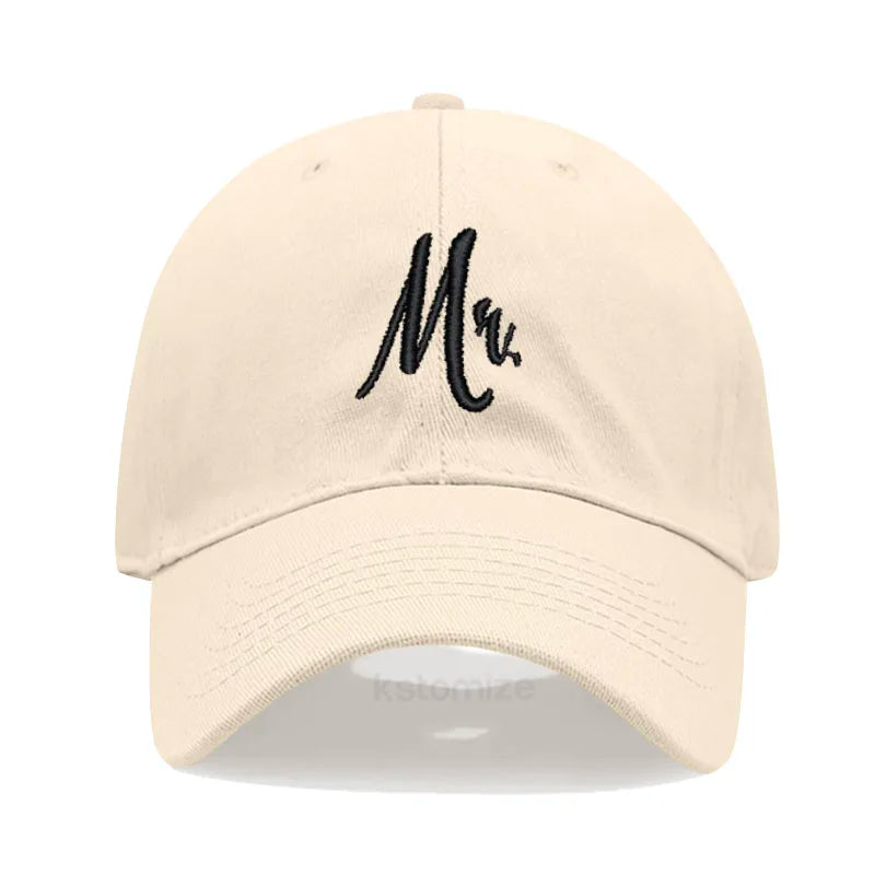 Matching Mr Mrs Baseball Cap Men S Women Cotton Embroidery Sport Golf Caps Bridal Gift Newlywed