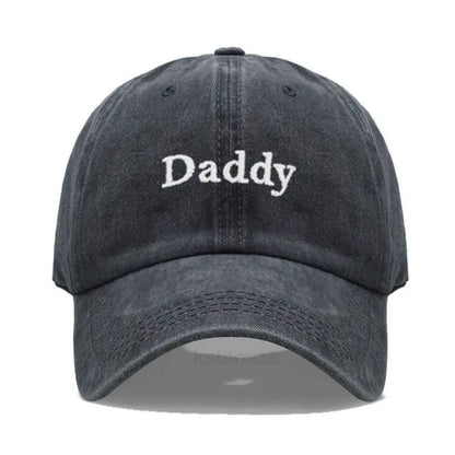 Daddy Mommy Embroidery Baseball Cap Men Women Unisex Soft Washed Cotton Hats Father S Mother Day