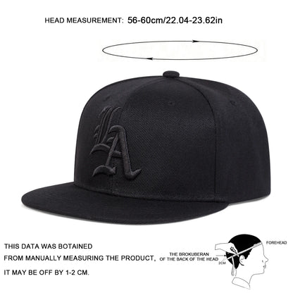 Unisex Gothic Letter Embroidery Hip-Hop Hats Spring Autumn Outdoor Adjustable Casual Baseball Caps