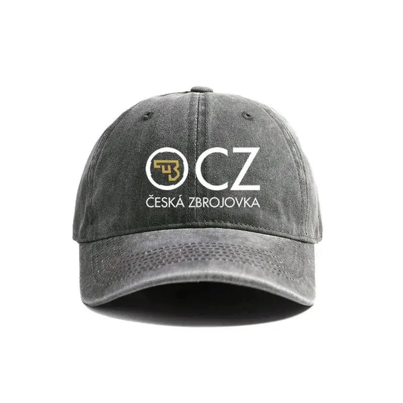 Ceska Zbrojovka Baseball Caps Distressed Hats Cz Firearms Cap Men Women Retro Outdoor Summer