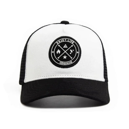 Summer Mesh Baseball Cap Women Men Snapback Hat Casual Breathable Letter Icon Unisex Hip Hop Trucker
