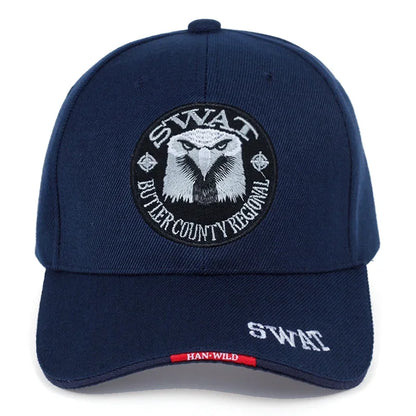 Unisex Eagle Embroidery Baseball Caps Outdoor Adjustable Spring Autumn Casual Sunscreen Hat