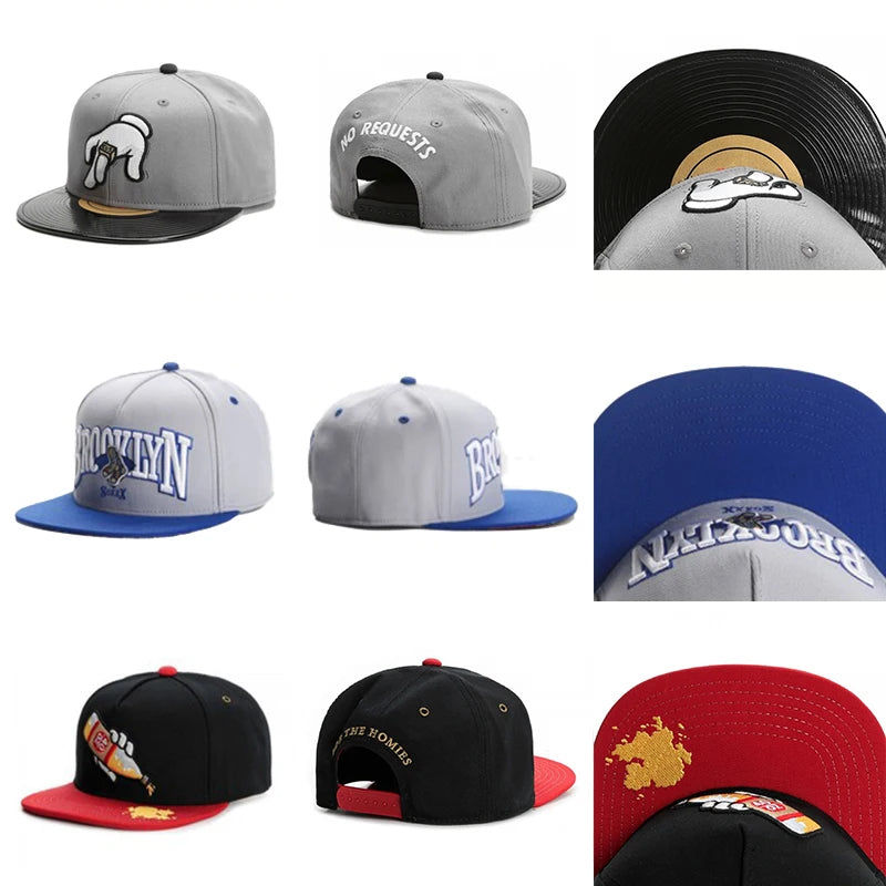 Brand Fastball Cap Cookie Embroidery Hiphop Snapback Hat Baseball Caps Men Women Outdoor Adult