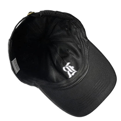 Old English Letter A-Z Embroider Baseball Cap Men Womne Soft Cotton Team Sport Visors Snapback Caps