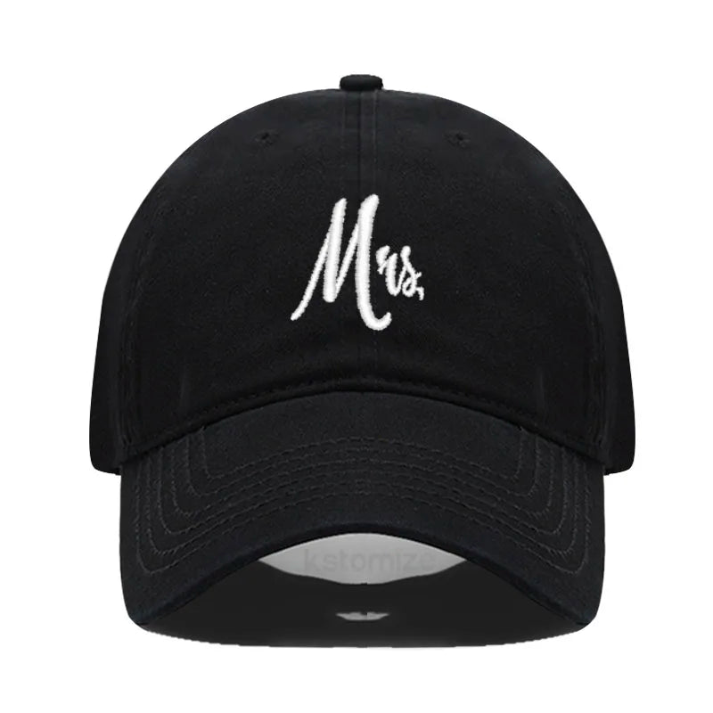 Matching Mr Mrs Baseball Cap Men S Women Cotton Embroidery Sport Golf Caps Bridal Gift Newlywed