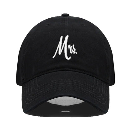 Matching Mr Mrs Baseball Cap Men S Women Cotton Embroidery Sport Golf Caps Bridal Gift Newlywed