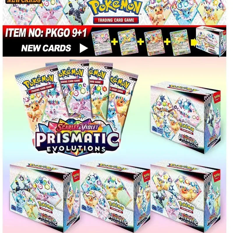 360 Pokémon TCG English Cards – Destined Rivals, Prismatic Evolutions, Scarlet & Violet 151 & Paldean Fates Booster Set