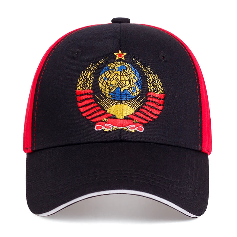 Unisex Cccp National Emblem Baseball Cap Men Women Cotton Snapback Hat Outdoor Visor Sun Hats