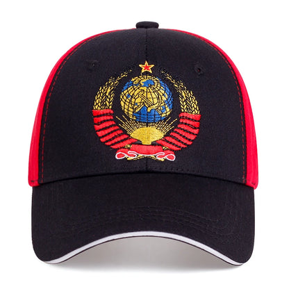 Unisex Cccp National Emblem Baseball Cap Men Women Cotton Snapback Hat Outdoor Visor Sun Hats