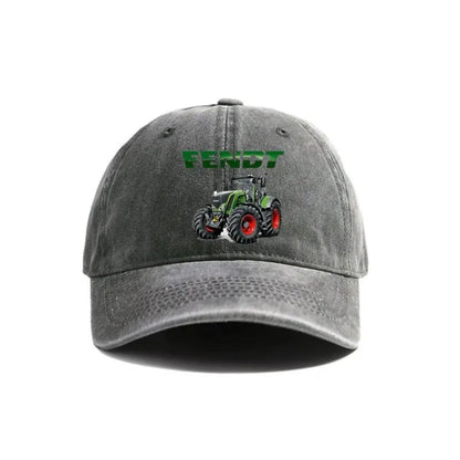Fendt Agricultural Farming Tractors Distressed Baseball Cap Cool Men Retro Outdoor Summer Adjustable