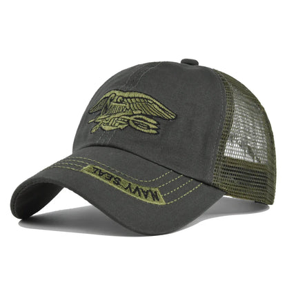 New Camouflage Mesh Baseball Cap for Men Women Breathable Adjustable Cotton Hip Hop Outdoor Casual Sun Protection Hat Snapback