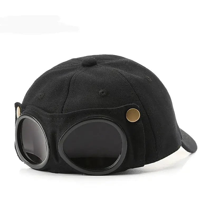 Aviator Hat Tide Korean Version Personality Glasses Cap Men's Sunglasses Sunshade Spring And Summer Versatile Tide Baseball Cap