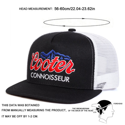 Unisex Cooter Letter Embroidery Hip-Hop Net Hats Spring Summer Outdoor Adjustable Casual Baseball