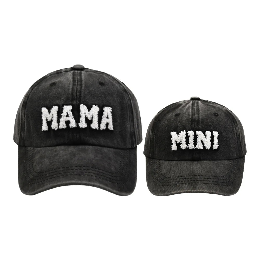 Cool Mama Mini Women Children Kids Cap Sets Spring Summer Outdoor Lady Female Boy Girls Baseball