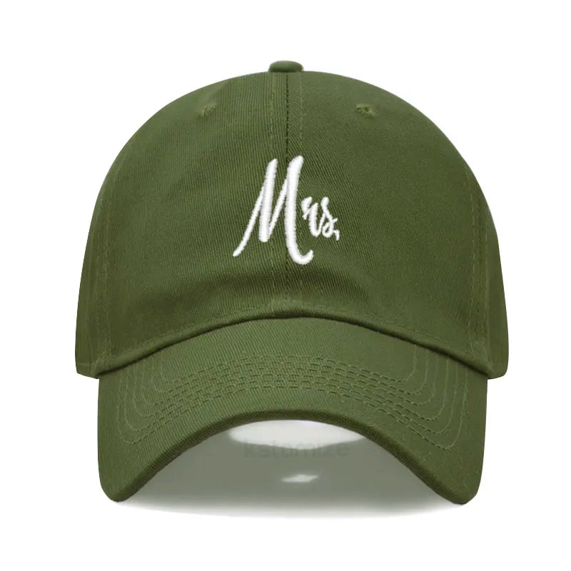 Matching Mr Mrs Baseball Cap Men S Women Cotton Embroidery Sport Golf Caps Bridal Gift Newlywed