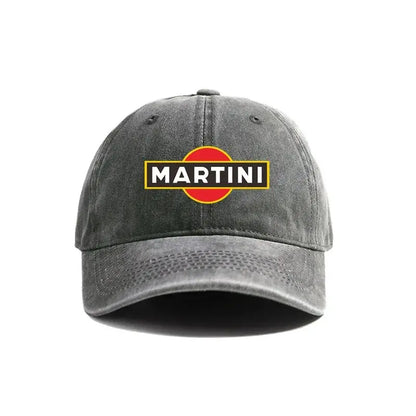 Martini Racing Baseball Caps Distressed Hats Cap Men Women Retro Outdoor Summer Adjustable Dad
