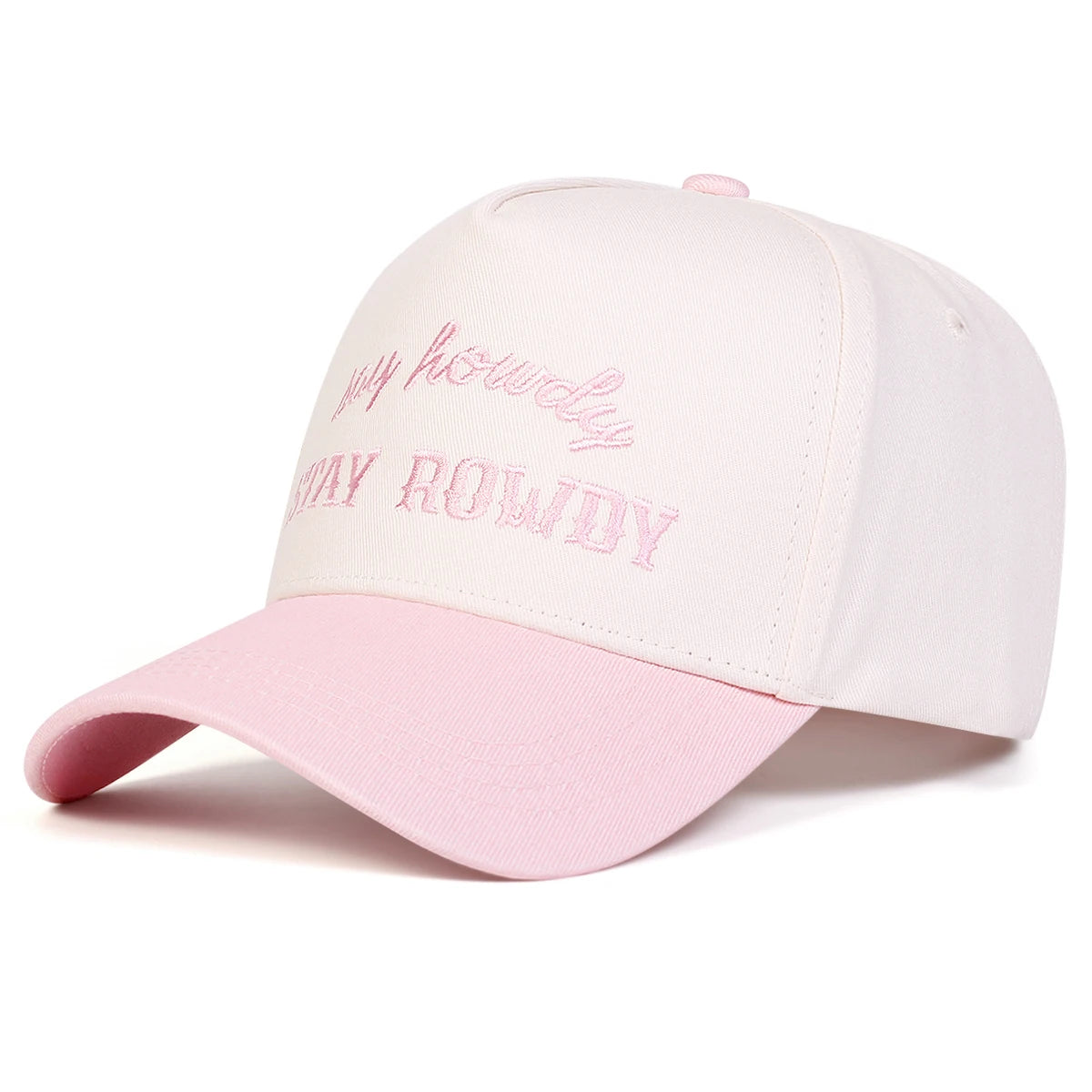 Unisex Stay Rowdy Letter Embroidery Baseball Caps Spring Autumn Outdoor Adjustable Casual Hats Hip