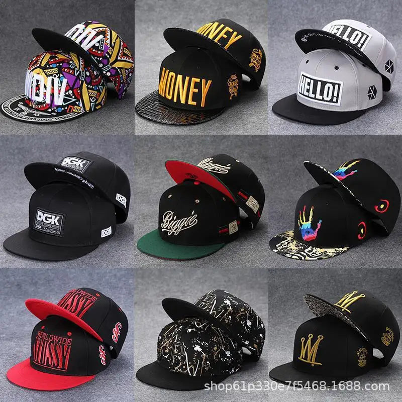 Hip Hop Flat Hat Young Couple Korean Version Hip-Hop Baseball Cap Men S Women Sun Trends Versatile