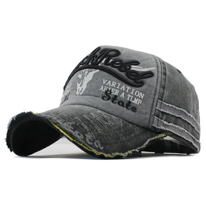 News Outdoor Sports Cotton Baseball Cap Retro Embroidery Men S Hip Hop Rebound Caps Snapback Hats
