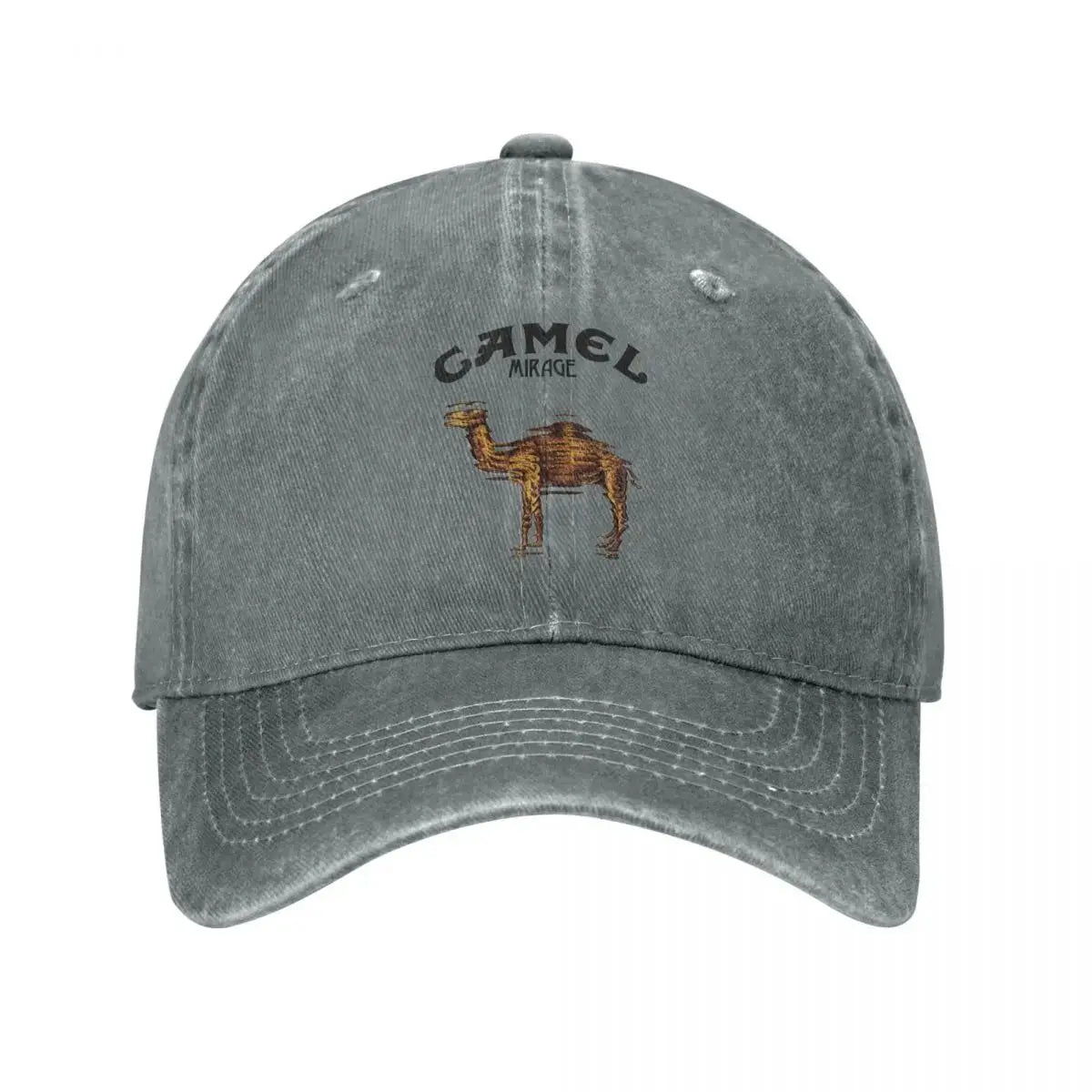 Camel Accessories Men Women Trucker Hat Animal Distressed Washed Caps Vintage Outdoor Running Golf