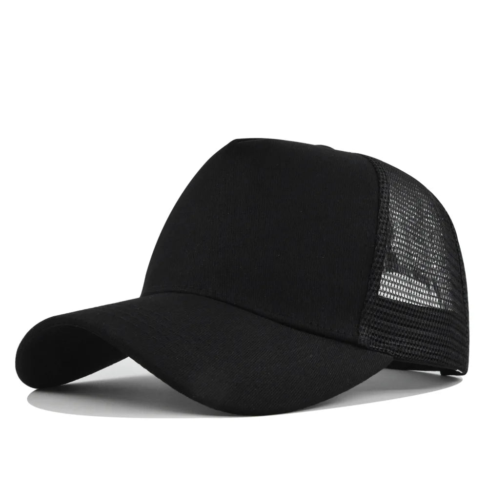Sunhat Outdoors Trucker Hat Cotton Mesh Breathablebaseball Cap Women Men Summer Sunshade Meshcap