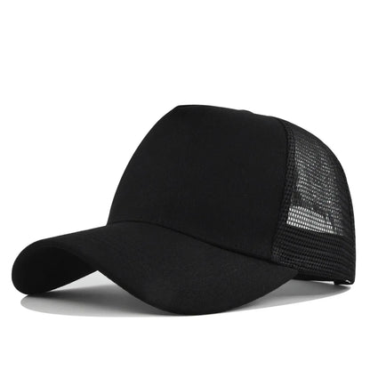 Sunhat Outdoors Trucker Hat Cotton Mesh Breathablebaseball Cap Women Men Summer Sunshade Meshcap