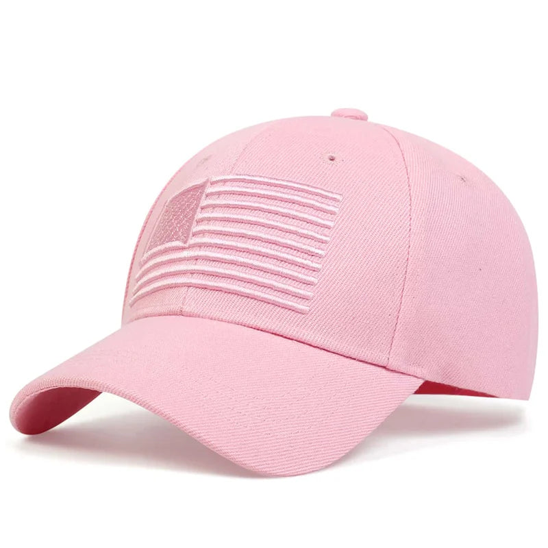 Cotton Baseball Cap Men Tactical Army Military Dad Hat American Usa Flag Hip Hop Sport Trucker Caps