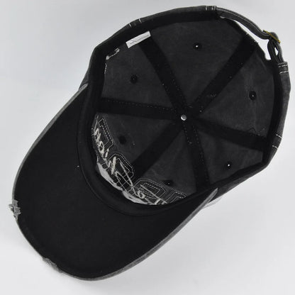 1985 Embroidery Baseball Cap Spring Summer Men Women Hole Patch Letters Retro Adjustable Hat Trucker