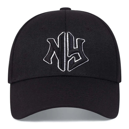 Unisex Ng Letter Side Ar Embroidery Baseball Caps Spring Autumn Outdoor Adjustable Casual Hats