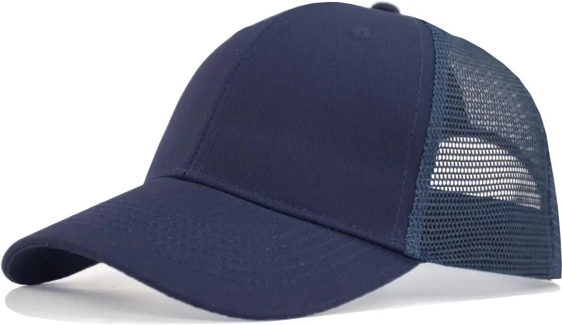 Sizes 55-60cm Adjustable Snapback Baseball Trucker Basic Plain Men S Women Mesh Work Splicing Cap