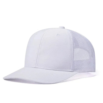 Summer Mesh Baseball Cap Men Women Slight Curved Snapback Trucker Hat Unisex Casual Outdoor