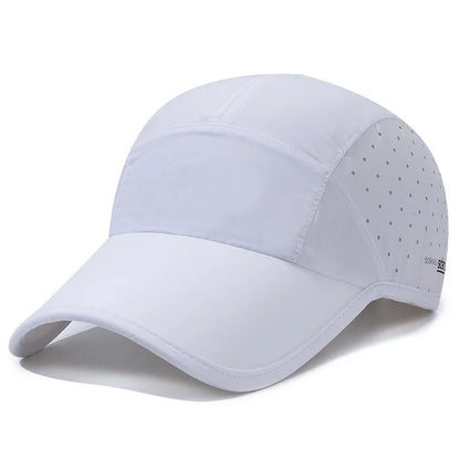 Outdoor Sport Quick Dry Waterproof Breathable Baseball Cap Summer For Men Women Fashion Adjustable Snapback Thin Sun Shade Hat