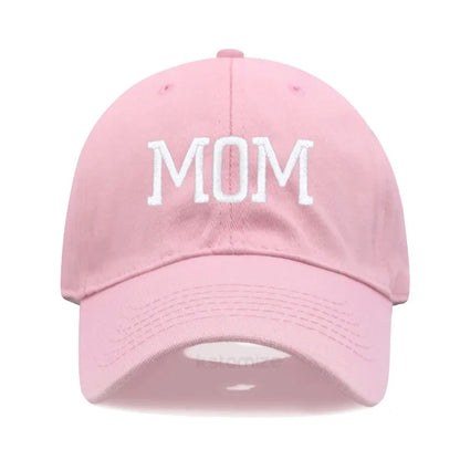 DAD MOM Embroidery Pure Cotton Men's Baseball Cap For Man  Womne's Fashion Sport Golf Caps Sun Hat Dropshipping
