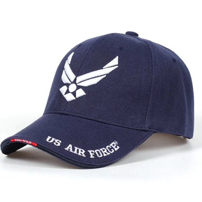 Us Air Force V-Mark Embroidery Baseball Caps Spring Autumn Outdoor Adjustable Casual Hats Sunscreen